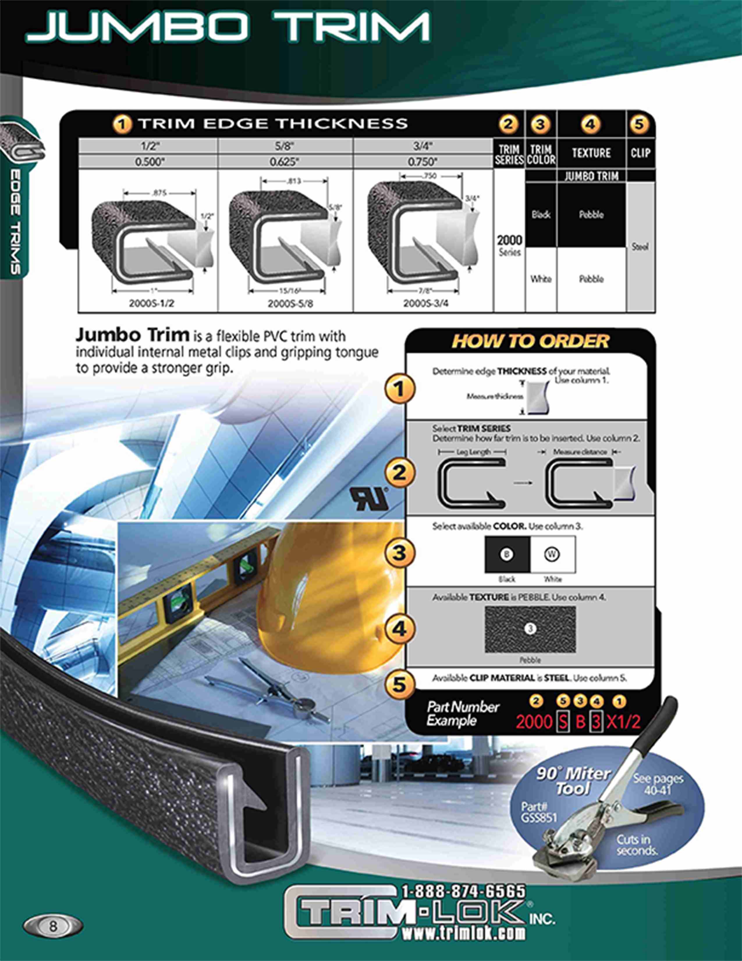 Build a Flexible Plastic Edge Trim TrimLok
